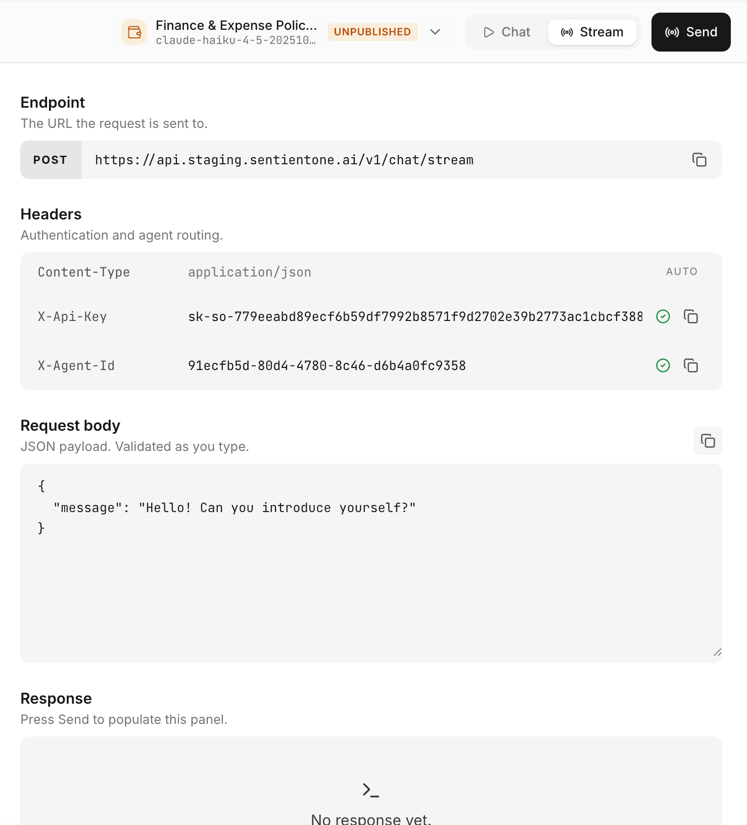 Public API documentation screenshot